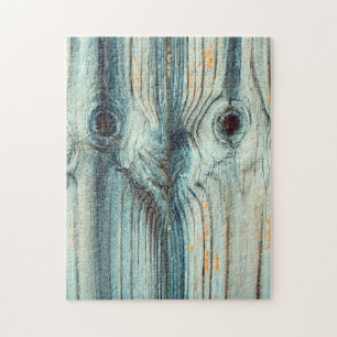Schönes Gesicht, Holzkörner Puzzle