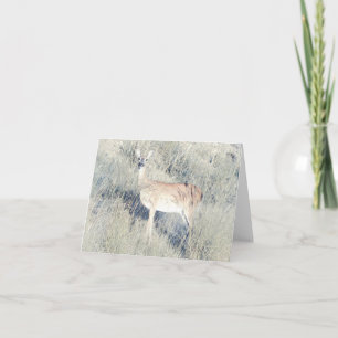 Schönes Gesicht - leere Grußkarte Karte