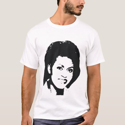 Schönes Gesicht Michelle Obamas T-Shirt (Vorderseite)