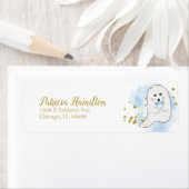 Schönes Ghost Halloween Baby Duschlabel (Insitu)