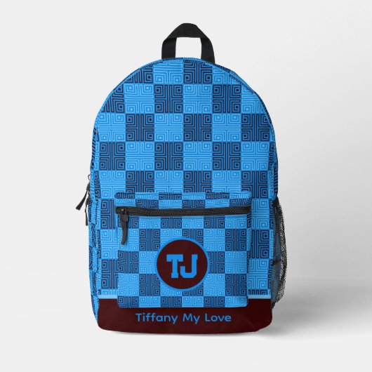 Schönes, Girl Elementary Student Backpack Bedruckter Rucksack (Vorderseite)