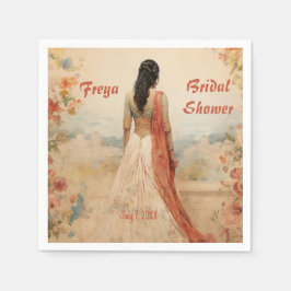 Schönes Girl Personalisiert Serviette