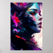 Schönes Girl Portrait Poster (Vorne)