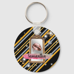 Schönes Girly-Geschenk Eleganter Chic Custom Schlüsselanhänger