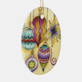 Schönes Glas farbenfrohe Weihnachtsschmuck (Rechts)