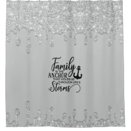 Schönes Glitzer-Familienangebot Duschvorhang
