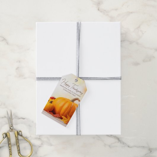 Schönes glückliches Dankeschön an einen individuel Geschenkanhänger (Mit Garn)