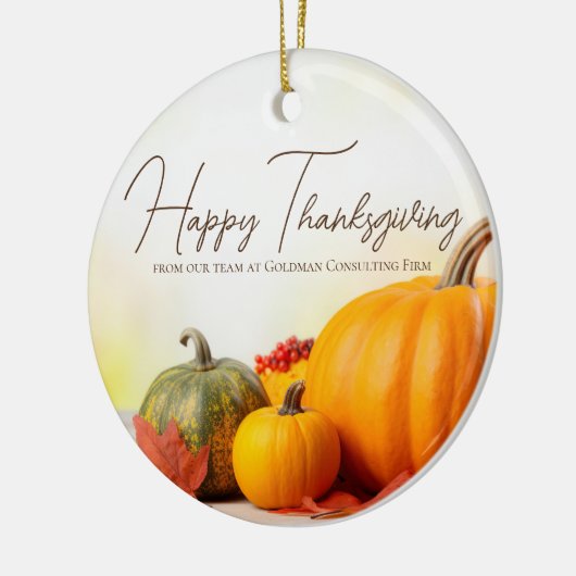 Schönes glückliches Dankeschön an einen individuel Keramik Ornament (Links)