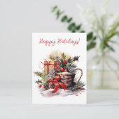 Schönes, glückliches Urlaubserlebnis Säkulare Wass Postkarte (Stehend Vorderseite)