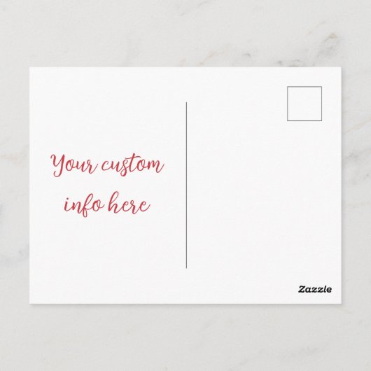 Schönes, glückliches Urlaubserlebnis Säkulare Wass Postkarte (Rückseite)