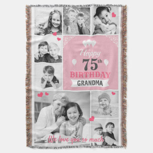 Schönes Glückwunsch zum Geburtstag Foto Blanket fü Decke