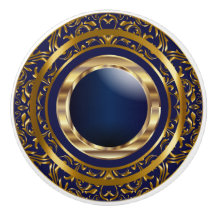 Schönes Gold Design für Navy Blue