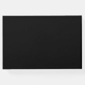 Schönes Gold Foil Wedding Gästebuch (Rückseite)