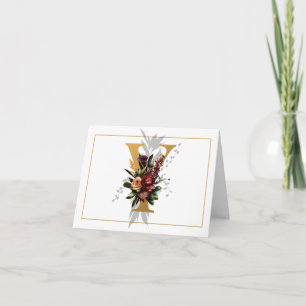 SCHÖNES GOLD- UND BLUMENMONOGRAMM