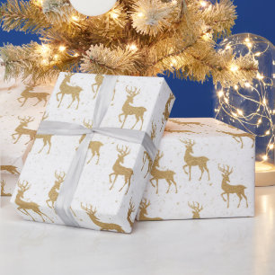 Schönes Gold Weihnachtsmuster Geschenkpapier