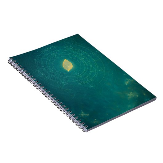 Schönes Golden Leaf-Notebook Notizblock (Rechte Seite)
