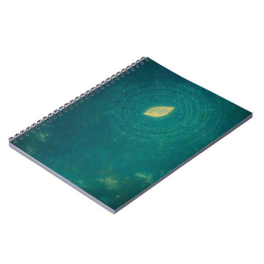 Schönes Golden Leaf-Notebook Notizblock (Linke Seite)