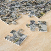 Schönes Golden Retriever Dog Beach Foto Puzzle (Seite)