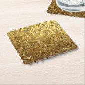 Schönes goldenes Muster Untersetzer (angewinkelt)