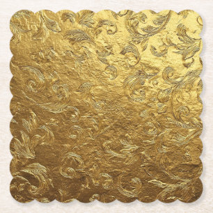 Schönes goldenes Muster Untersetzer