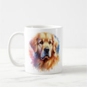 Schönes Goldenes Retriever im Wasser Kaffeetasse (Links)