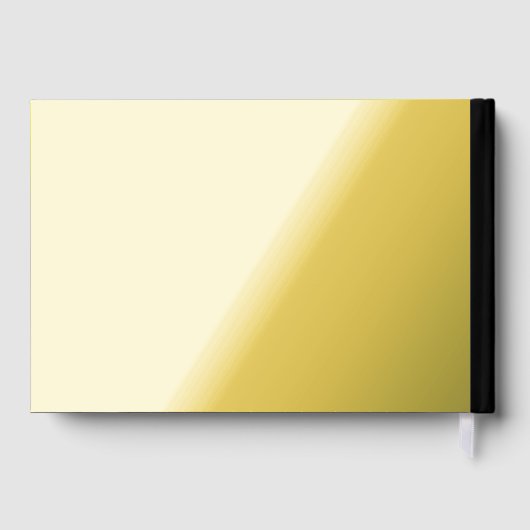 Schönes Goldfolie Foto/Gästebuch Gästebuch (Rückseite)