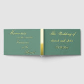 Schönes Goldfolie Hochzeitsbuch Foto / Gästebuch. Gästebuch (Voll)