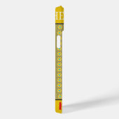 Schönes, goldgelb phantastisches Grafikdesign Case-Mate iPhone Hülle (Rückseite / Rechts)