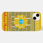 Schönes, goldgelb phantastisches Grafikdesign Case-Mate iPhone Hülle (Rückseite (Horizontal))