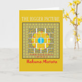 Schönes, goldgelb phantastisches Grafikdesign Karte (Gelbe Blume)