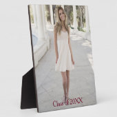 Schönes Graduate Foto Fotoplatte (Seite)