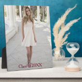 Schönes Graduate Foto Fotoplatte (Seite)