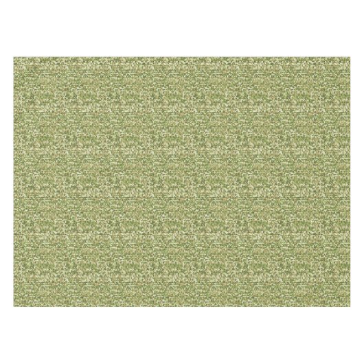 Schönes grandioses Strick in grüner Olivenfarbe Tischdecke (Vorderseite (Horizontal))