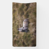 Schönes graues, farbiges Pferd Banner (Vertikal)