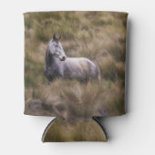 Schönes graues, farbiges Pferd Dosenkühler (Vorderseite)