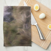 Schönes graues, farbiges Pferd Geschirrtuch (Viertel Falte)