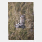 Schönes graues, farbiges Pferd Geschirrtuch (Vertikal)