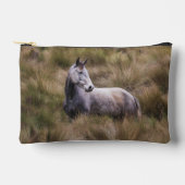 Schönes graues, farbiges Pferd Zubehörtasche (Vorderseite)