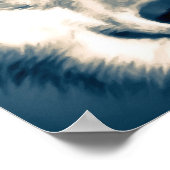 Schönes Grey Wolf Woodland Animal Poster (Ecke)