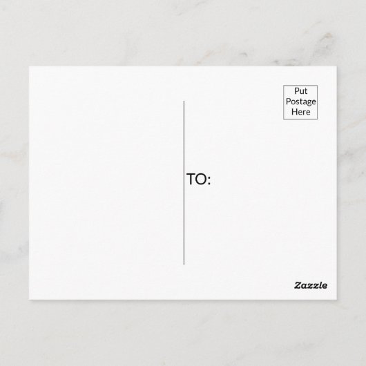 Schönes Grey Wolf Woodland Animal Postkarte (Rückseite)