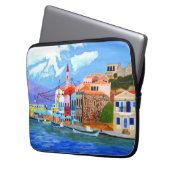 Schönes Griechenland Laptopschutzhülle (Vorderseite Links)