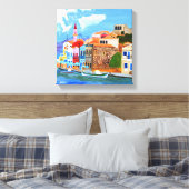 Schönes Griechenland Leinwanddruck (Insitu (Schlafzimmer))