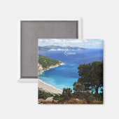 Schönes Griechenland Magnet (Vorderseite/Rückseite)