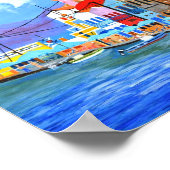 Schönes Griechenland-Poster Poster (Ecke)