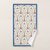 Schönes griechisches Arch Floral Muster Badhandtuch Set (Handtuch)