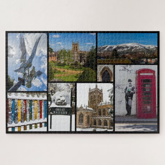 Schönes Großes Malvern, England Puzzle (Horizontal)