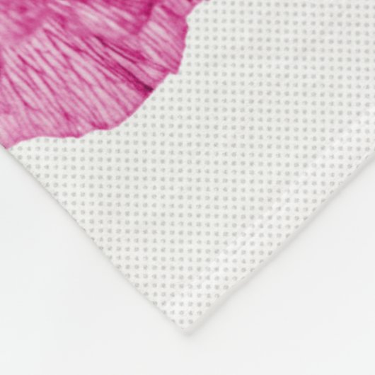 Schönes großes rosa Fleece Blanken (Ecke)