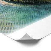 Schönes Growling Bengalisch Tiger Face Foto Poster (Ecke)