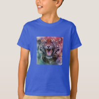 Schönes Growling Bengalisch Tiger Face Foto
