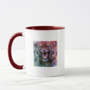 Schönes Growling Bengalisch Tiger Face Foto Tasse